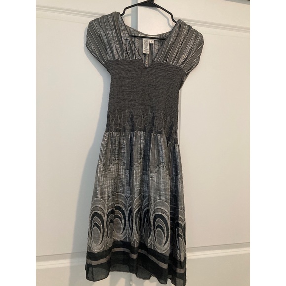 Stretchy Silver Max Studio Dress - Picture 1 of 6